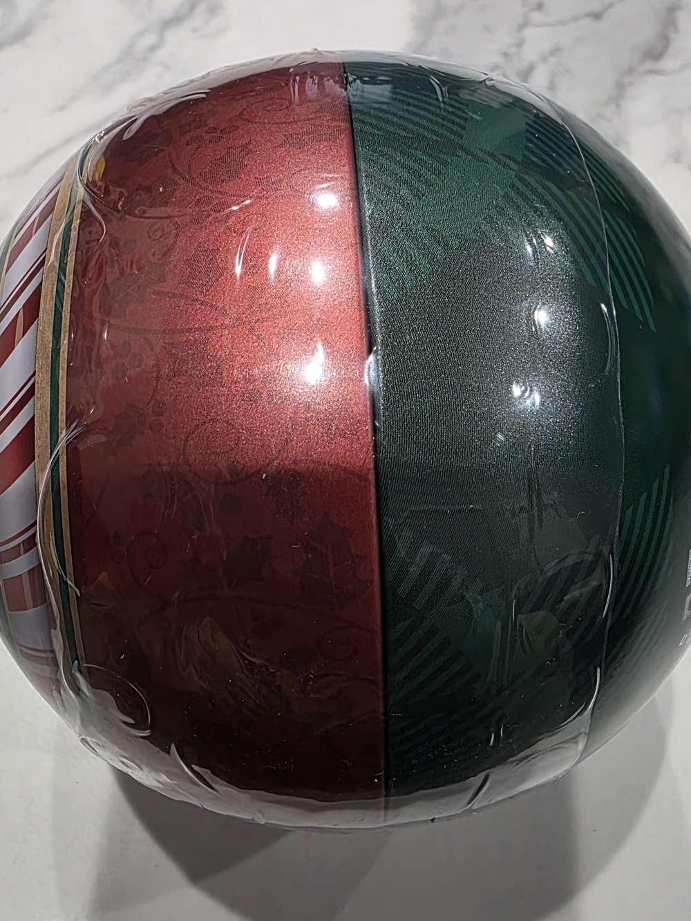 Topps Dark Green Round Tin with White Logo and Text - Picture 4 of 6